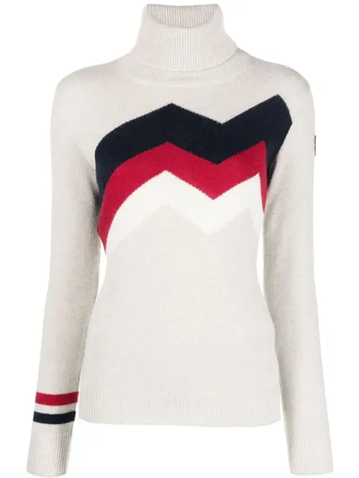 Rossignol Mountain Intarsia-knit Jumper In Grey