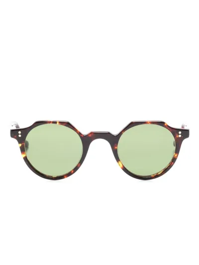 Lesca Heri Round-frame Sunglasses In Multi