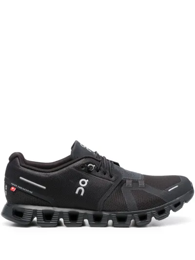 On Running Cloudrunner Low-top Sneakers In All Black