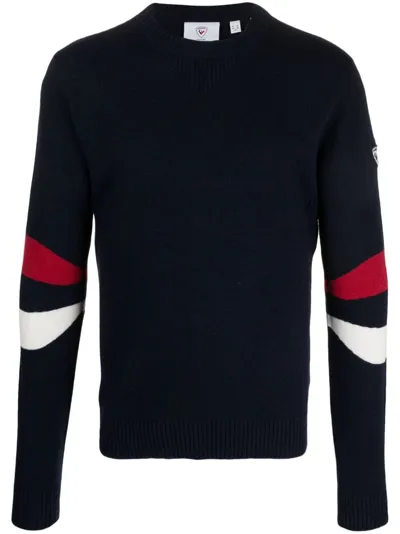 Rossignol Signature Intarsia-knit Jumper In Blue