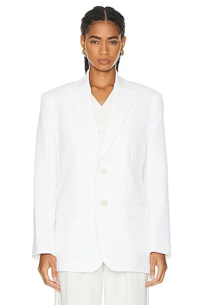 Nili Lotan Boyfriend Jacket In Ivory