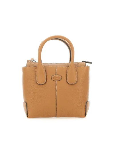 Tod's Di Mini Tote Bag In Brown