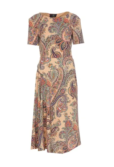 Etro Dress In Beige