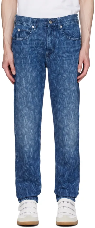 Isabel Marant Jack Denim Pants In Blue