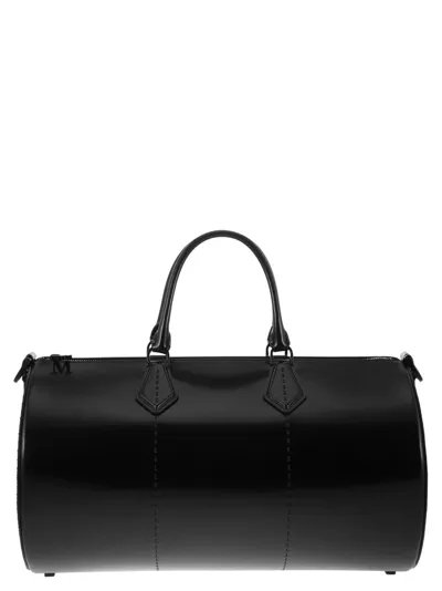 Max Mara Brushedroll Large Tote Bag In Black