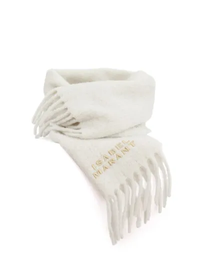 Isabel Marant Firny Scarves, Foulards Beige In Ecru