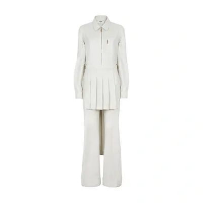 Fendi Jumpsuit In White