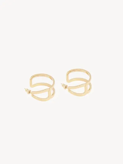 Chloé Boucles D'oreilles Marcie Femme Or Taille Onesize 100% Laiton In Gold