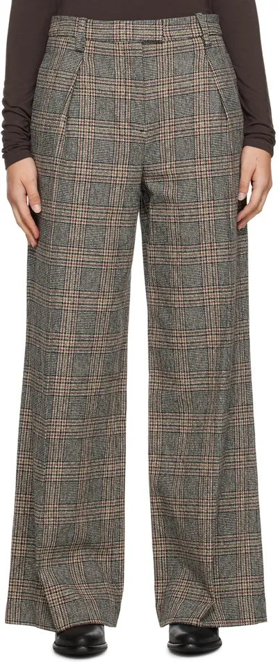 Rag & Bone Black Bennett Trousers In Blackpld