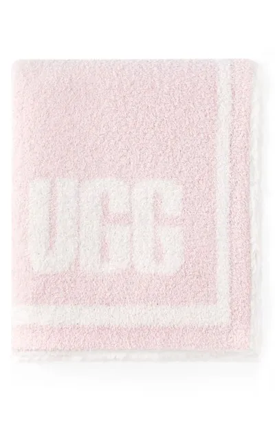 Ugg Kids' Anabelle Baby Blanket In Pink Shell