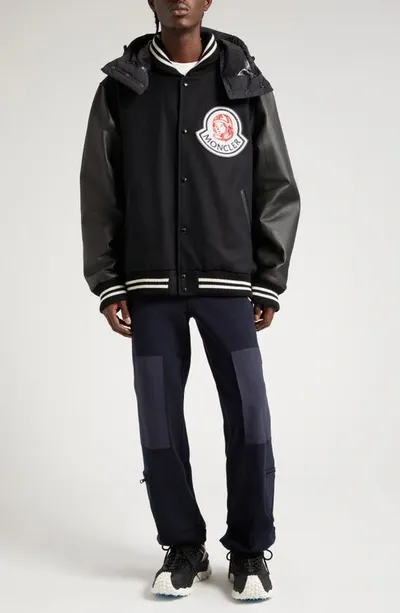 Moncler Genius X Billionaire Boys Club Black Durnan Bomber Jacket