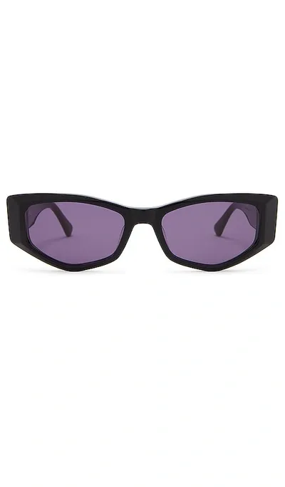 Epokhe Sonnenbrille In Black Polished & Black