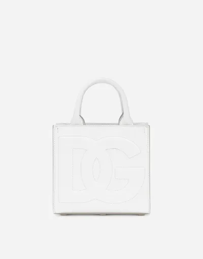 Dolce & Gabbana Dg Daily Mini Shopper In White