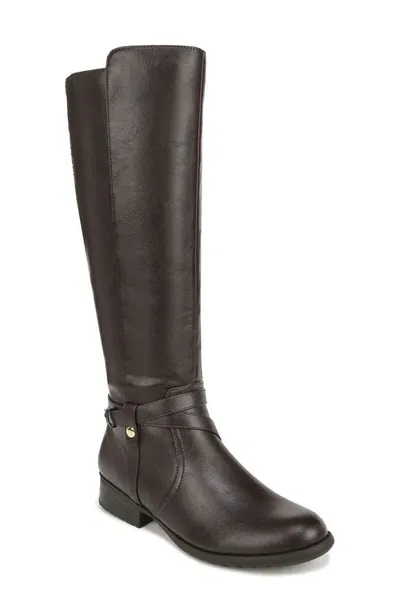 Lifestride Xtrovert Riding Boot In Dark Chocolate