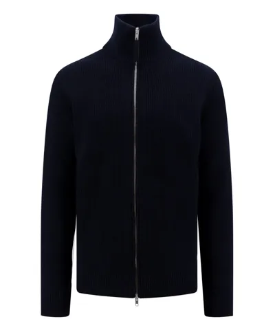 Maison Margiela Roll-neck Sweater In Blue