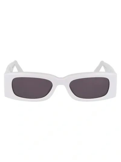 Gcds Sunglasses In White