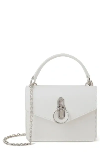 Mulberry Small Amberley Leather Crossbody Bag In White