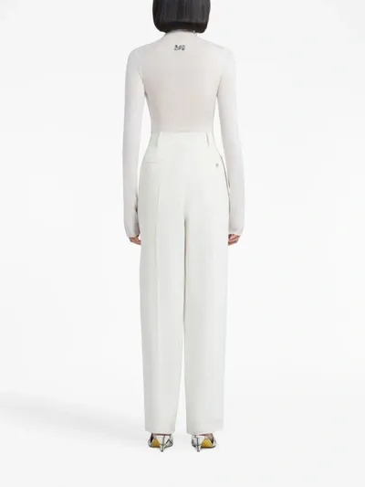 Marni Trousers Clothing In White