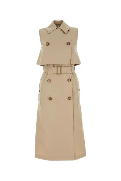 Burberry Dress In Brown