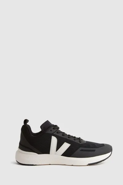 Veja Impala Engineered-mesh Black Cream Trainers In Bke