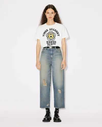 Kenzo Kenz In Stone Bl Dirty Blue Denim