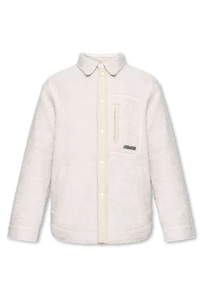 Isabel Marant Maja Logo Patch Jacket In Beige