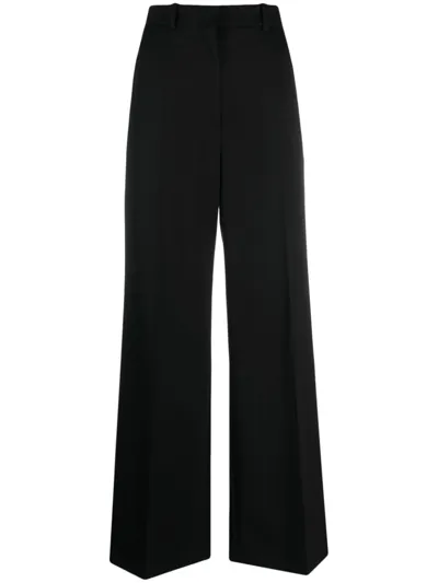 Lanvin Wide-leg Tailored Trousers In Black