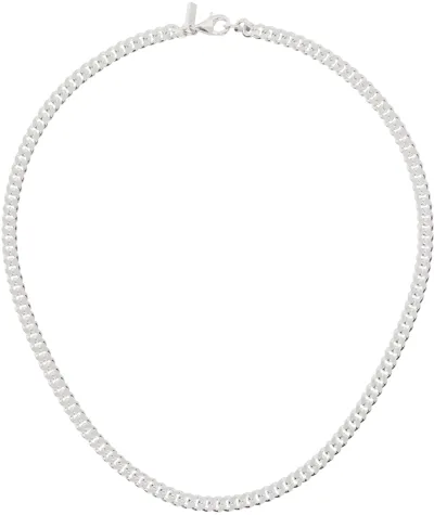 Hatton Labs Silver Mini Curb Chain Necklace