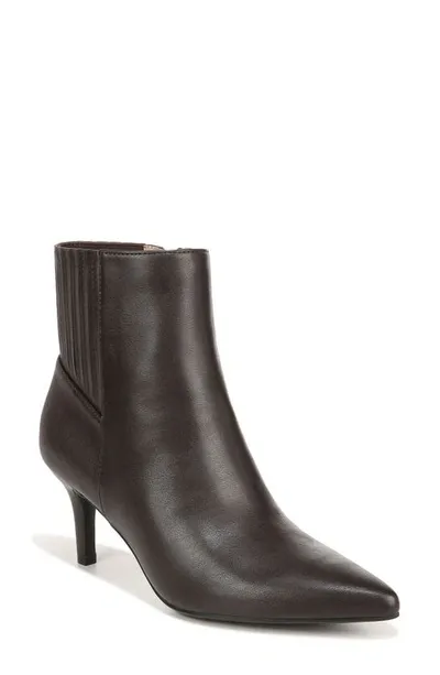 Lifestride Sienna Pointed Toe Bootie In Chocolate