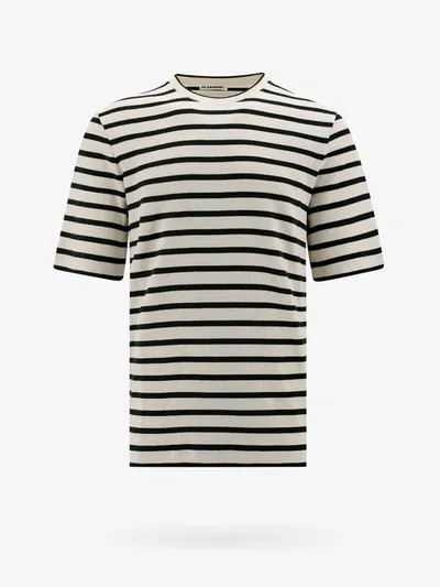 Givenchy Stripe-print Short-sleeved T-shirt In Neutrals