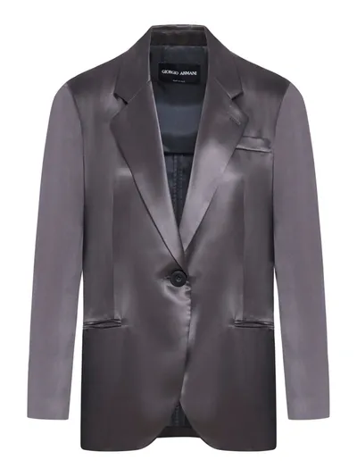 Giorgio Armani Blazer In Grey