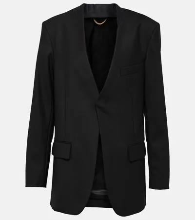 Victoria Beckham Single-breasted Tailored Blazer In Black