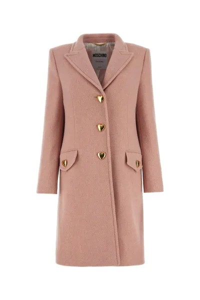 Moschino Coats In Pink