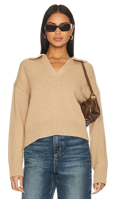 Velvet By Graham & Spencer Lucie Sweater In Camel