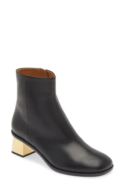 Chloé Rebecca Block Heel Bootie In Black