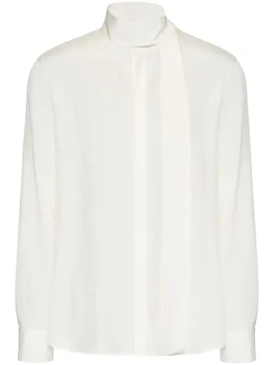 Valentino Ivory Silk Shirt