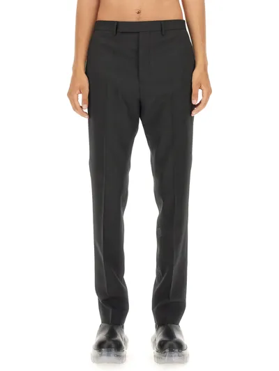 Rick Owens Slim Fit Pants In Black