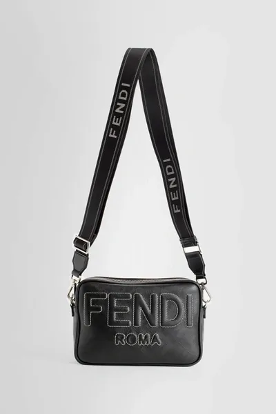 Fendi Shoulder Bag  Men Color Black