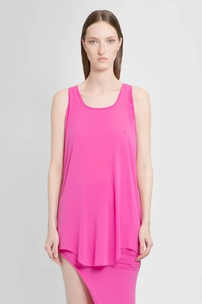 Rick Owens Tank Top In Pink