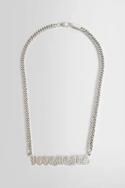 Vetements Unisex Silver Necklaces