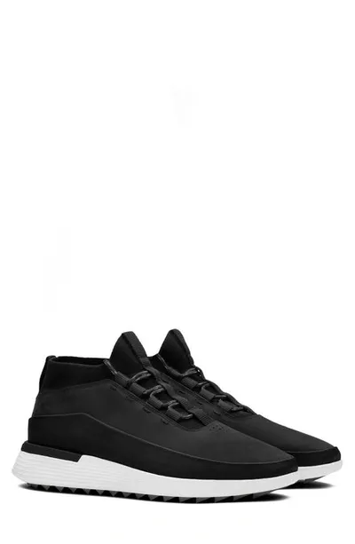 Wolf & Shepherd Crossover™ Mid Wtz Water Resistant Sneaker In Black/white