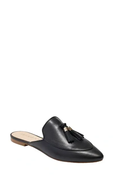 Jack Rogers Penwood Tassel Mule In Black