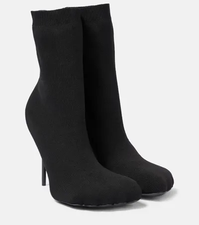 Balenciaga Anatomic Sock Ankle Boots In Black