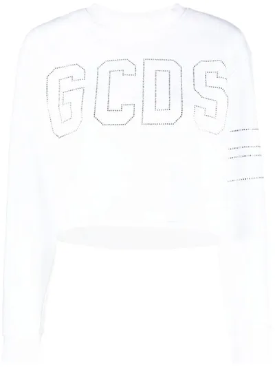 Gcds Sweatshirt In White