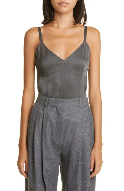 Totême Crepe Camisole In Grey