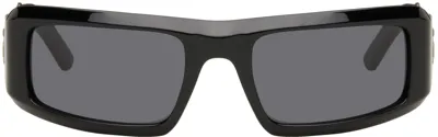 Palm Angels Black Kerman Sunglasses In Black Dark Grey