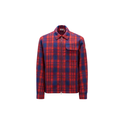 Moncler Collection Plaid Wool Shirt Multicolour