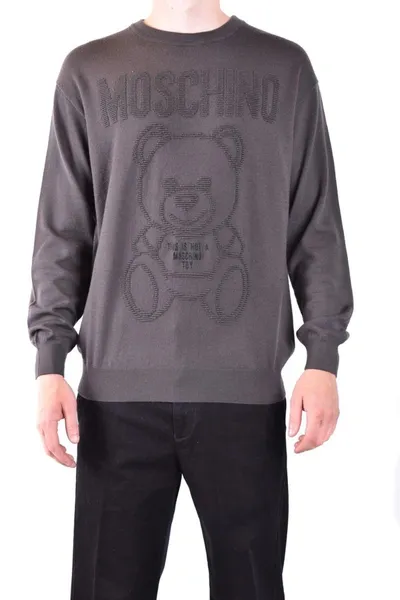 Moschino Sweaters In Grey