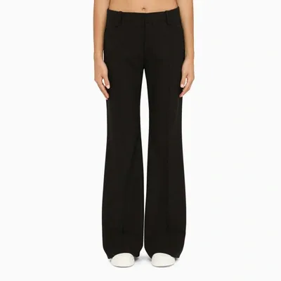 Chloé Tailored Flared Trousers In Black