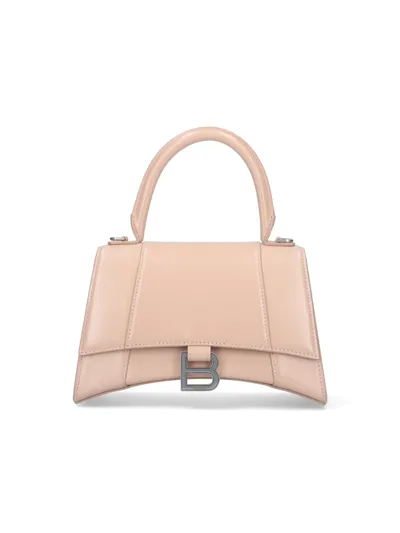 Balenciaga "hourglass" Handbag In Pink